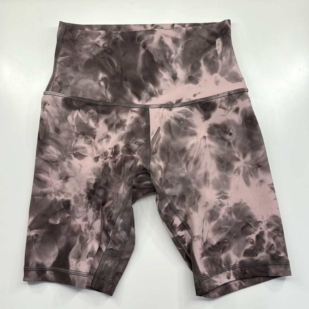 Marble Lululemon Biker Shorts